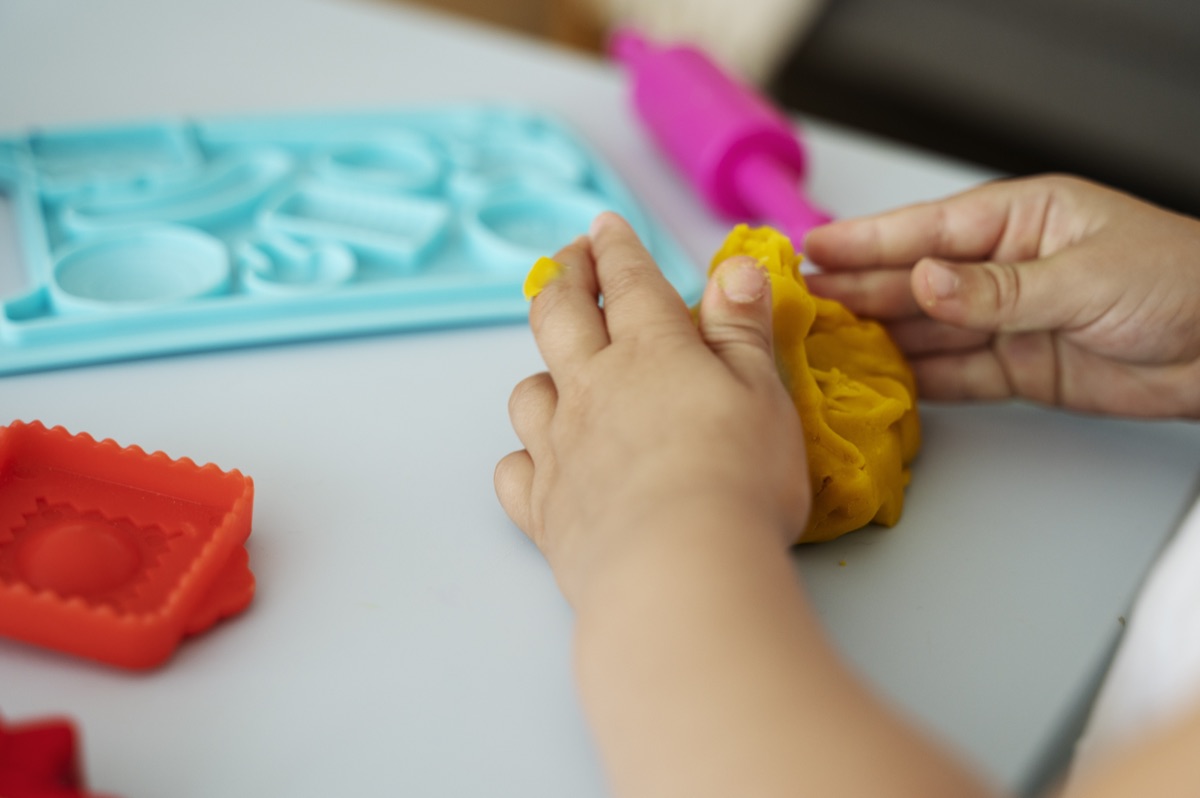 Sensory integration therapy session